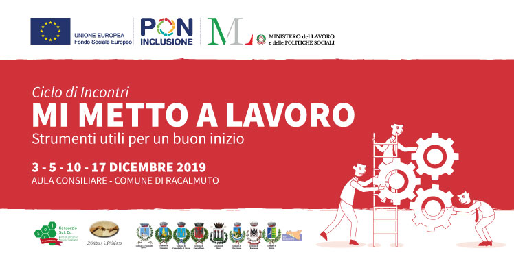 Contrasto alla Povertà: prende il via domani a Racalmuto il corso di formazione “Mi Metto al Lavoro”